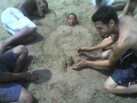 moi et 7aybour fi ramla et mon frere abdo et rabi3